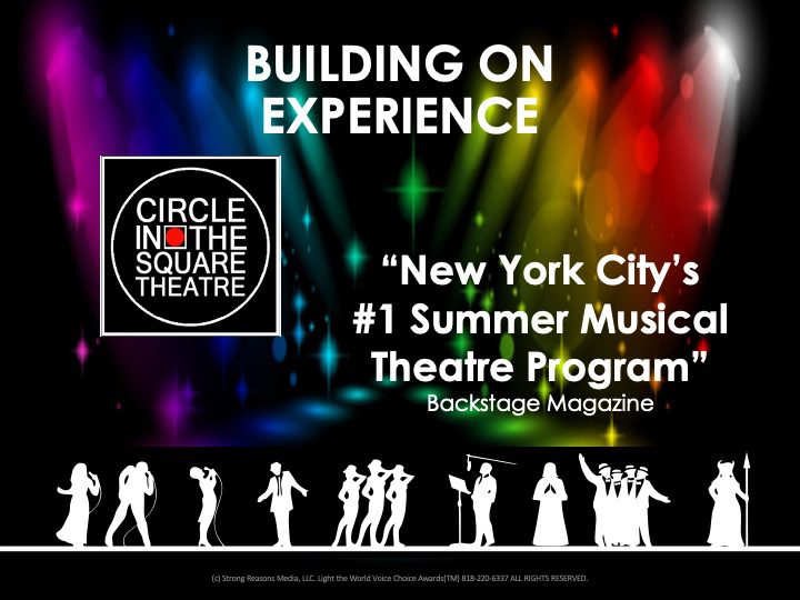 Singers on stage NYC Building on experience Cherilyn Bacon
